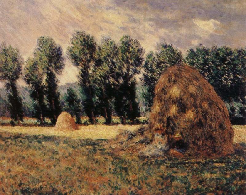 Claude Monet Haystacks Norge oil painting art
